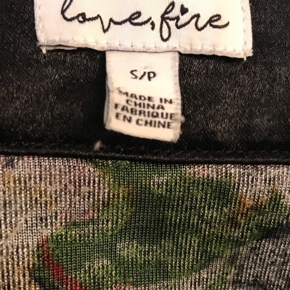 Nordstrom love five Velvet and satin kimono - Picture 2 of 3